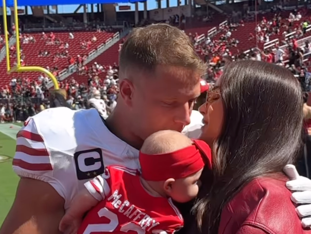 Olivia Culpo and Christian McCaffrey